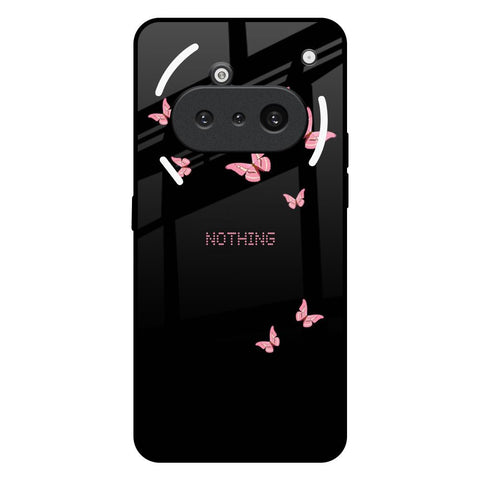 Fly Butterfly Nothing Phone 3a Glass Back Cover Online