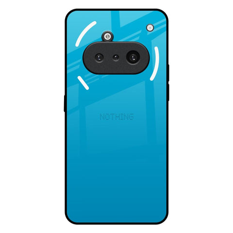 Blue Aqua Nothing Phone 3a Glass Back Cover Online