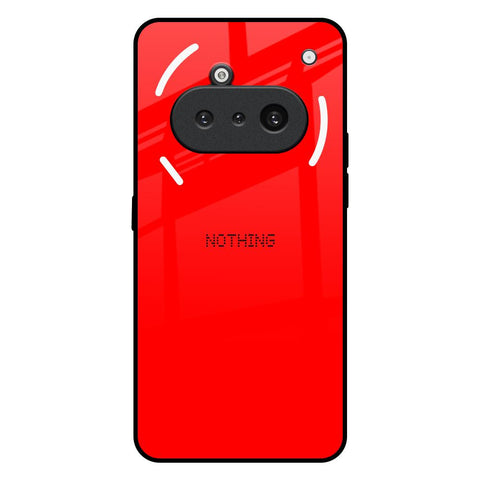 Blood Red Nothing Phone 3a Glass Back Cover Online