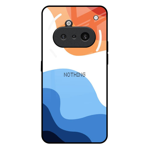 Wavy Color Pattern Nothing Phone 3a Glass Back Cover Online