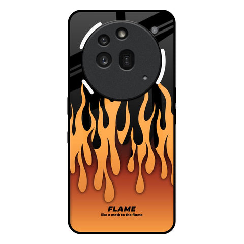 Fire Flame Nothing Phone 3a Pro Glass Back Cover Online