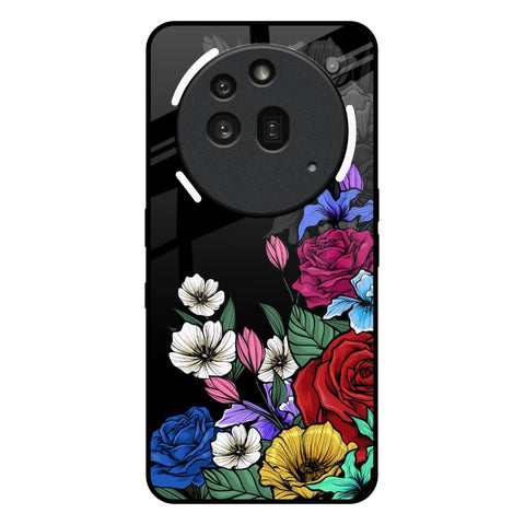 Rose Flower Bunch Art Nothing Phone 3a Pro Glass Back Cover Online