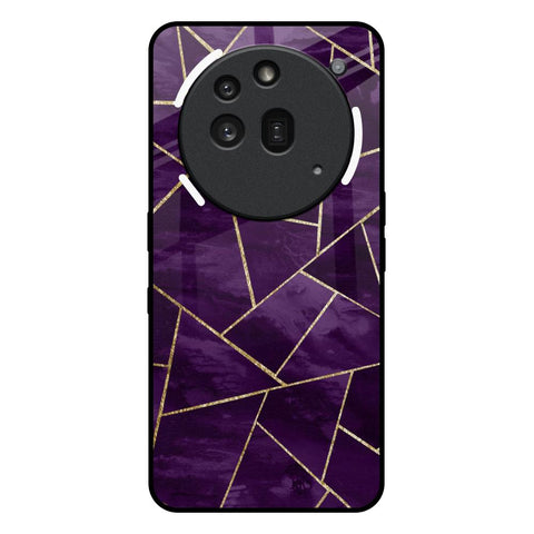 Geometric Purple Nothing Phone 3a Pro Glass Back Cover Online