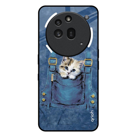Kitty In Pocket Nothing Phone 3a Pro Glass Back Cover Online