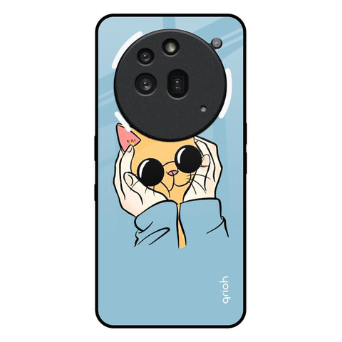 Adorable Cute Kitty Nothing Phone 3a Pro Glass Back Cover Online