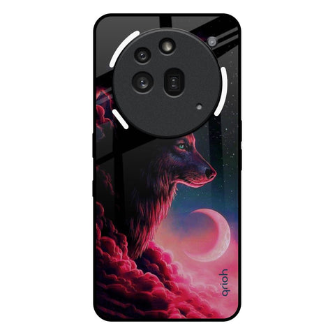 Moon Wolf Nothing Phone 3a Pro Glass Back Cover Online