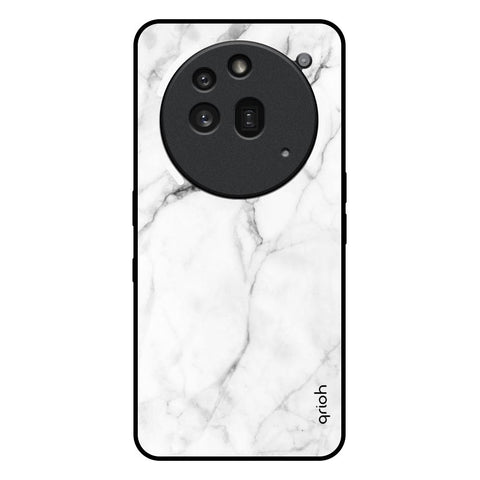 Modern White Marble Nothing Phone 3a Pro Glass Back Cover Online