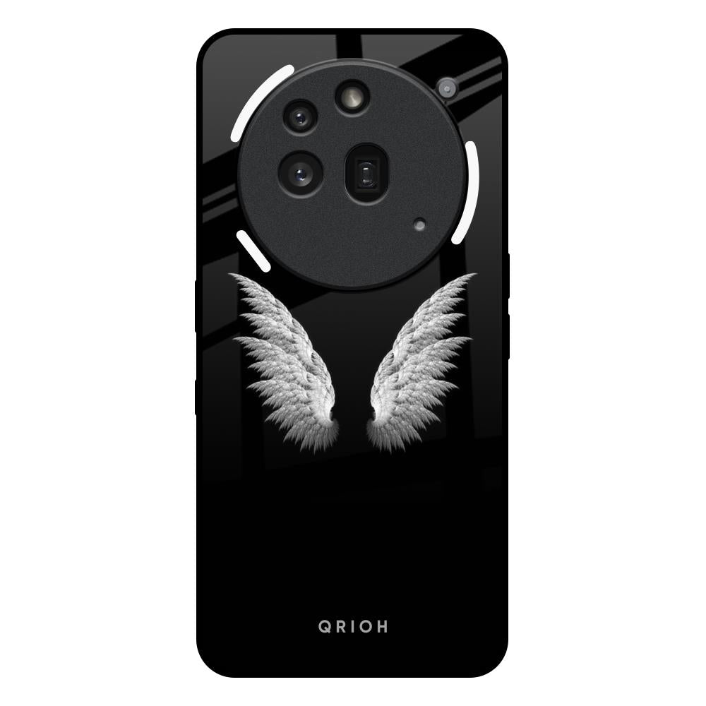 White Angel Wings Nothing Phone 3a Pro Glass Back Cover Online