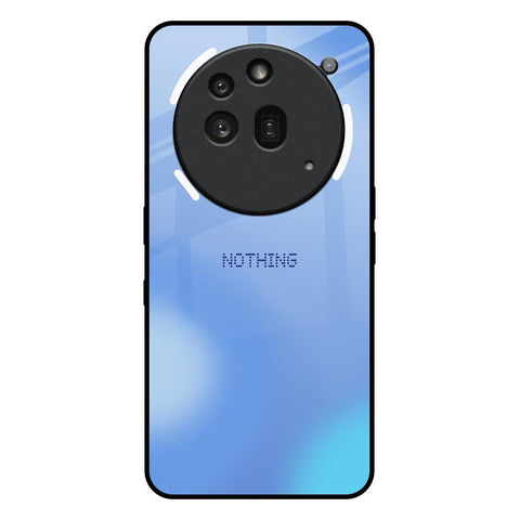 Vibrant Blue Texture Nothing Phone 3a Pro Glass Back Cover Online