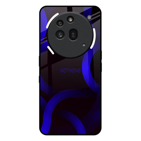 Blue Ring Light Nothing Phone 3a Pro Glass Back Cover Online
