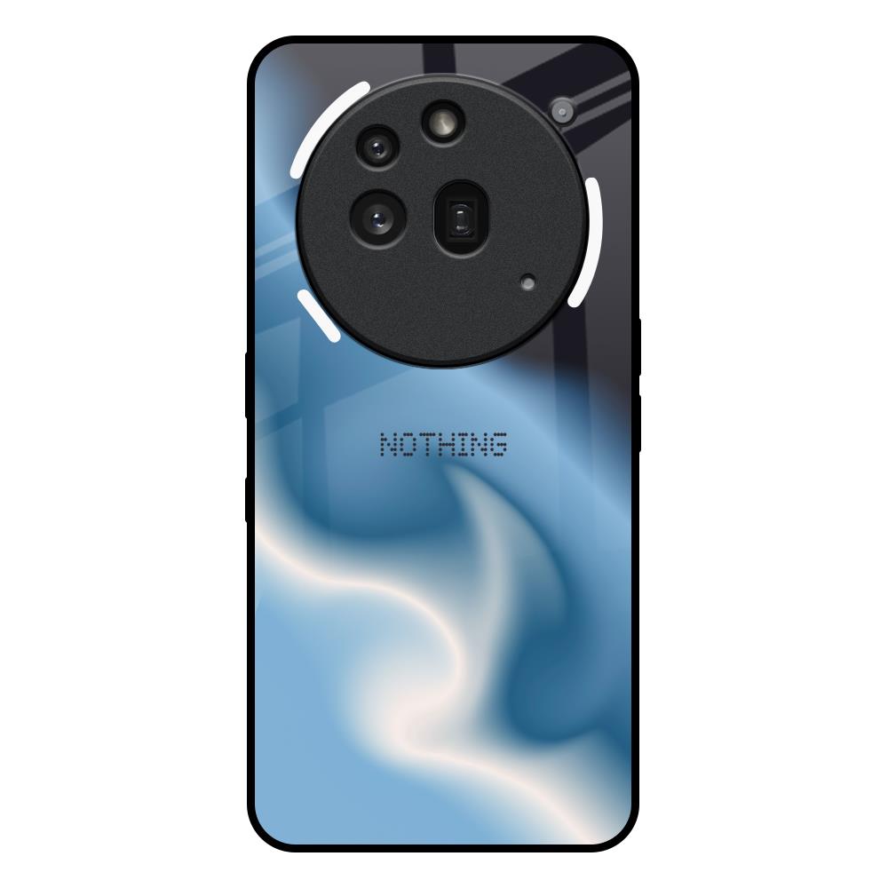 Blue Waves Nothing Phone 3a Pro Glass Back Cover Online