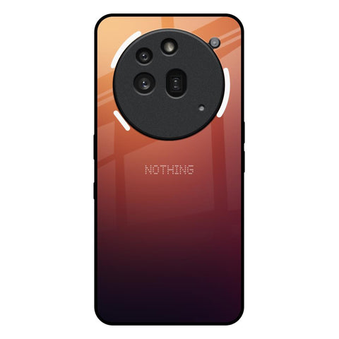 Sunset Background Nothing Phone 3a Pro Glass Back Cover Online