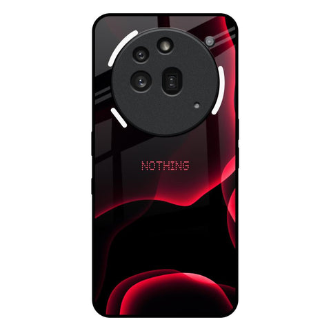 Red Thunder Nothing Phone 3a Pro Glass Back Cover Online