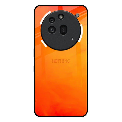Tangy Orange Nothing Phone 3a Pro Glass Back Cover Online