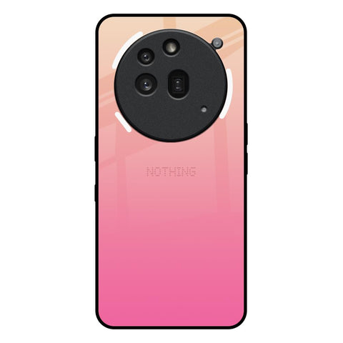 Pastel Pink Gradient Nothing Phone 3a Pro Glass Back Cover Online