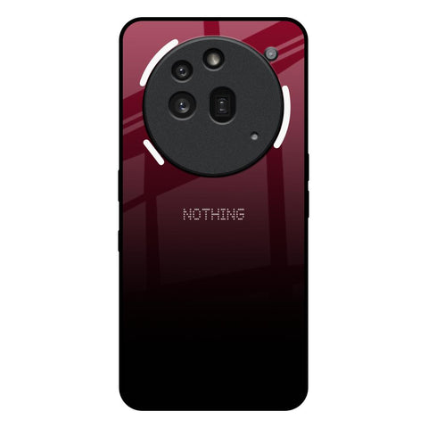 Wine Red Nothing Phone 3a Pro Glass Back Cover Online