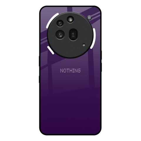 Dark Purple Nothing Phone 3a Pro Glass Back Cover Online