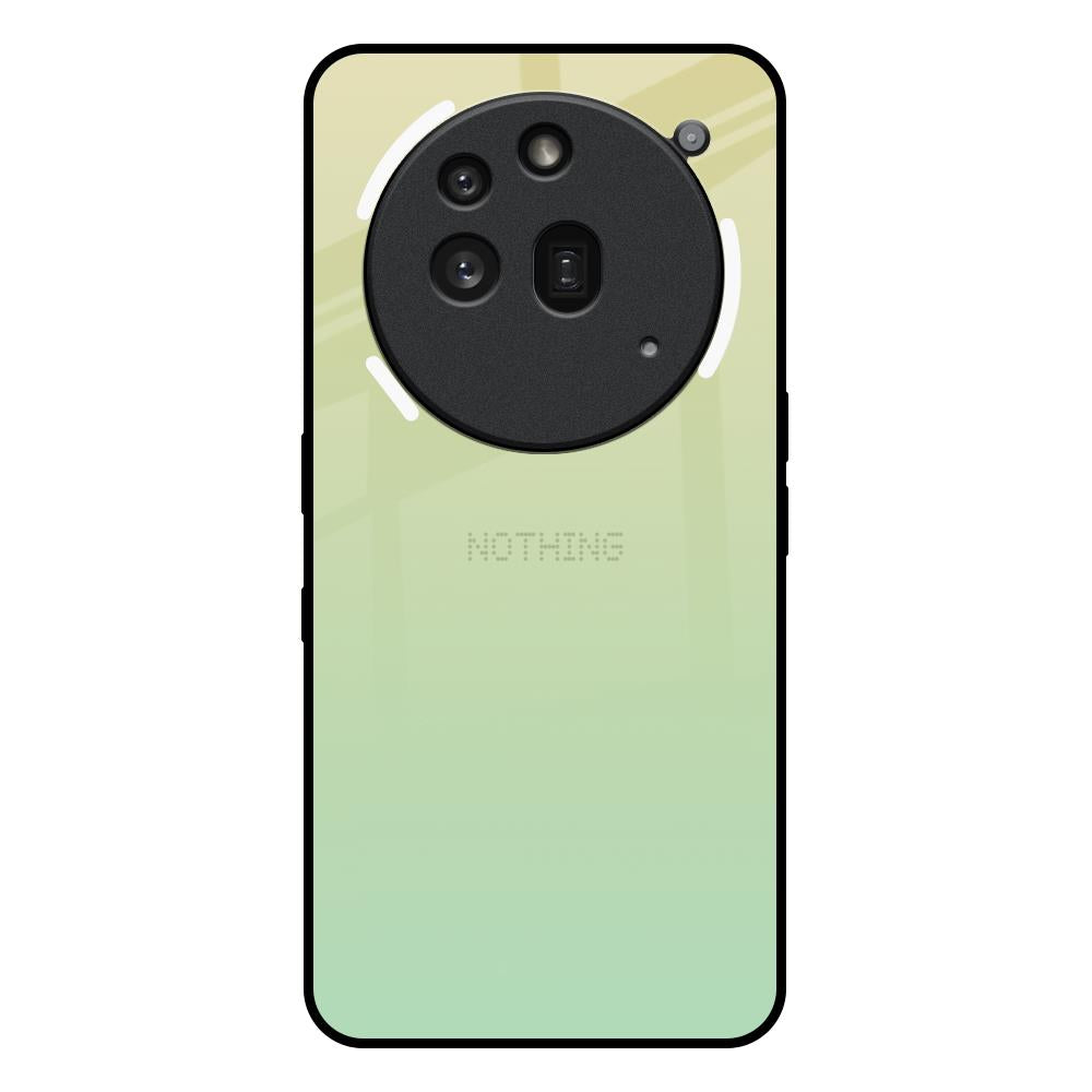 Mint Green Gradient Nothing Phone 3a Pro Glass Back Cover Online