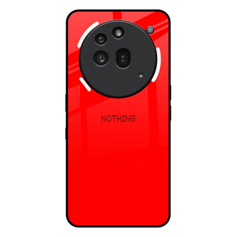 Blood Red Nothing Phone 3a Pro Glass Back Cover Online