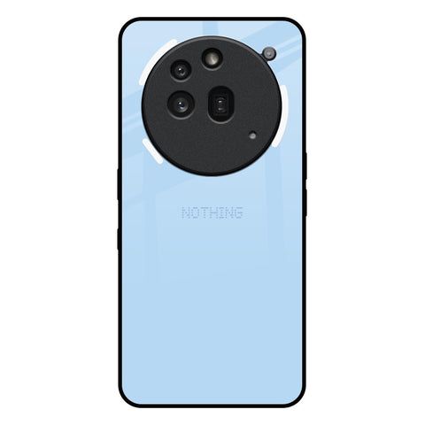 Pastel Sky Blue Nothing Phone 3a Pro Glass Back Cover Online