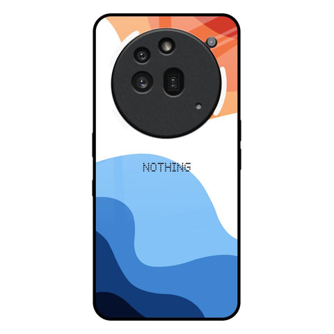 Wavy Color Pattern Nothing Phone 3a Pro Glass Back Cover Online