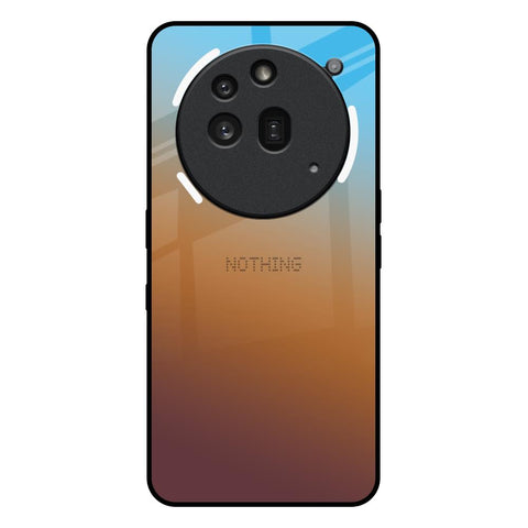 Rich Brown Nothing Phone 3a Pro Glass Back Cover Online