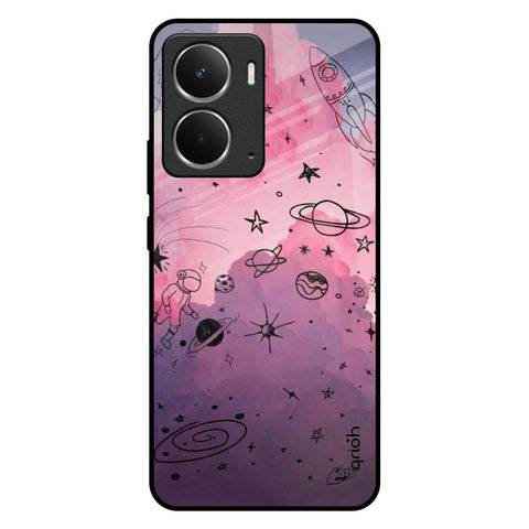 Space Doodles Realme P3 5G Glass Back Cover Online