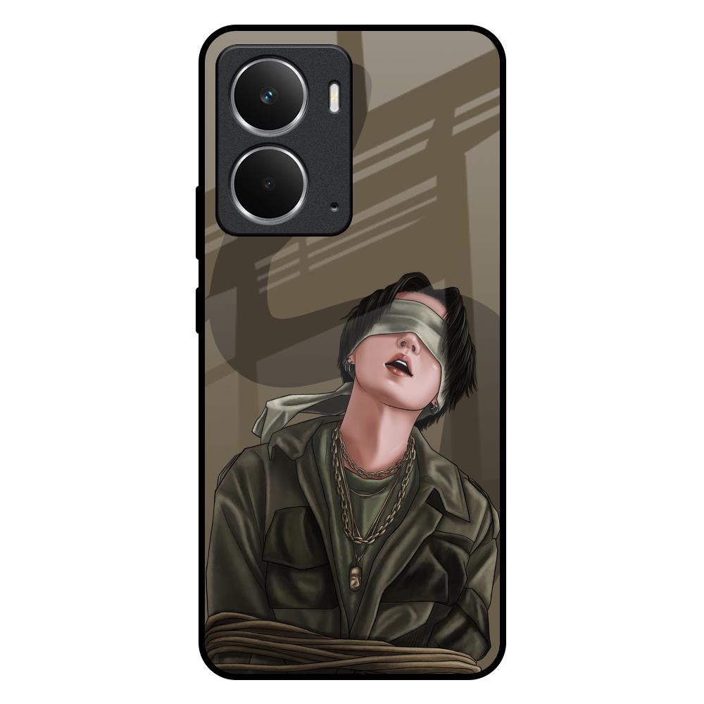 Blind Fold Realme P3 5G Glass Back Cover Online