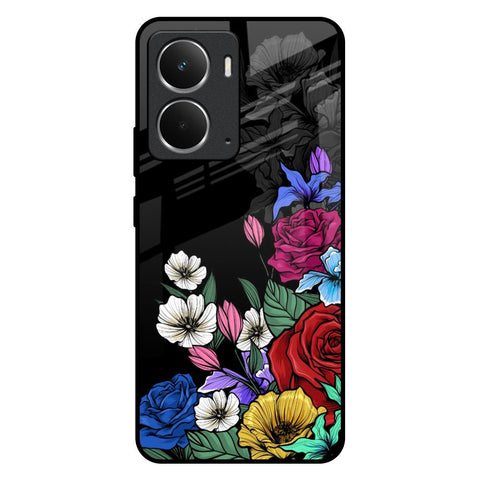 Rose Flower Bunch Art Realme P3 5G Glass Back Cover Online