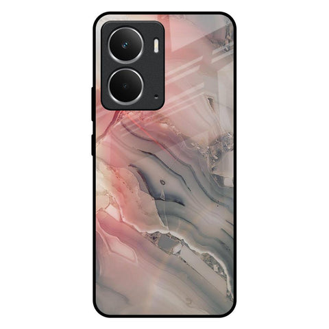 Pink And Grey Marble Realme P3 5G Glass Back Cover Online