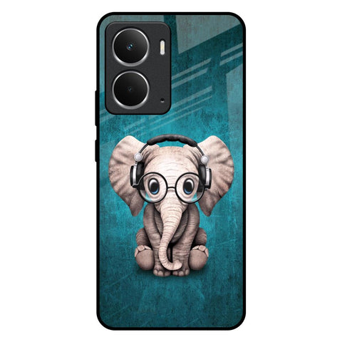 Adorable Baby Elephant Realme P3 5G Glass Back Cover Online