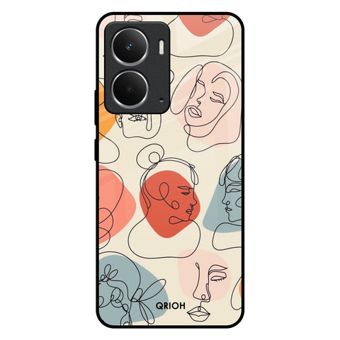 Abstract Faces Realme P3 5G Glass Back Cover Online