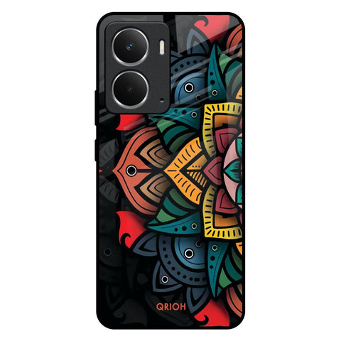 Retro Gorgeous Flower Realme P3 5G Glass Back Cover Online