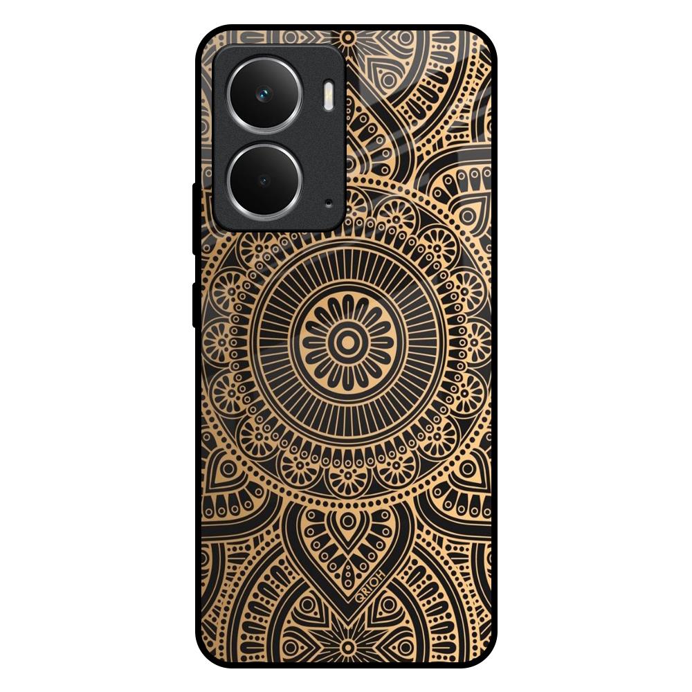 Luxury Mandala Realme P3 5G Glass Back Cover Online