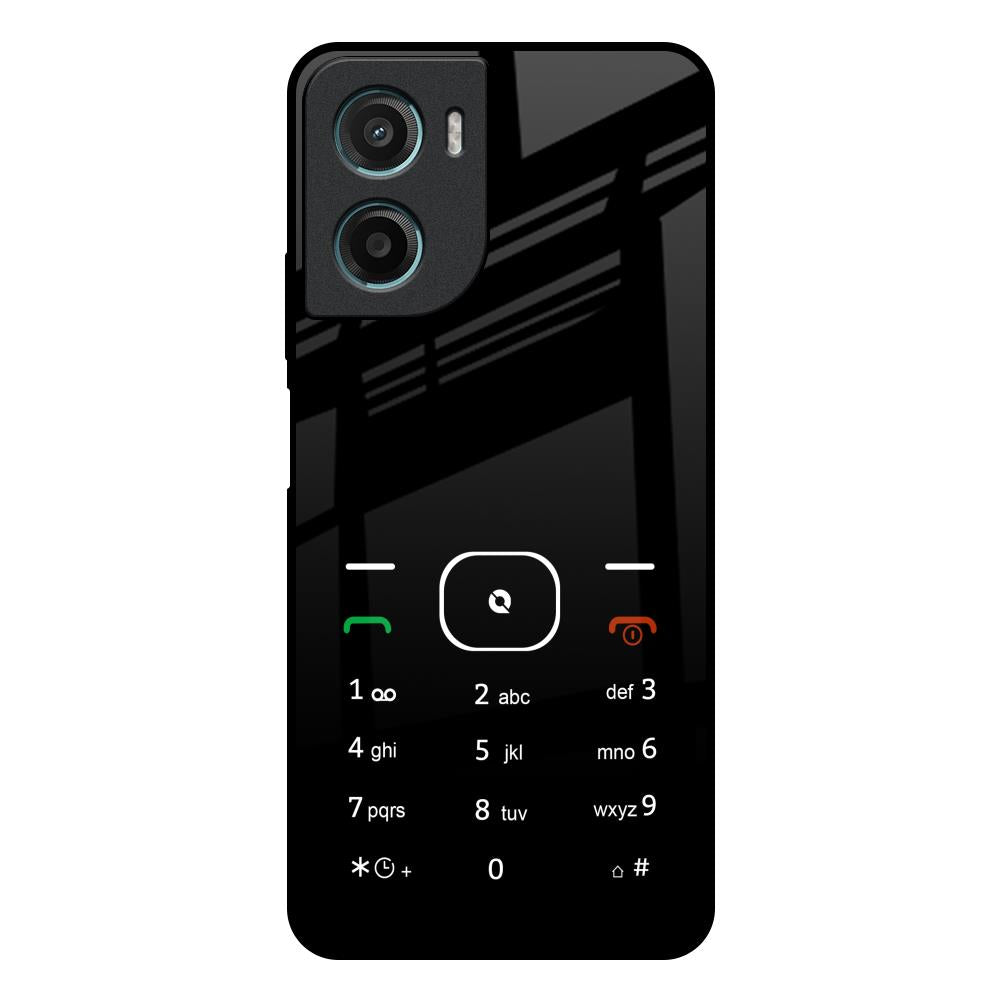 Classic Keypad Pattern Motorola G05 Glass Back Cover Online