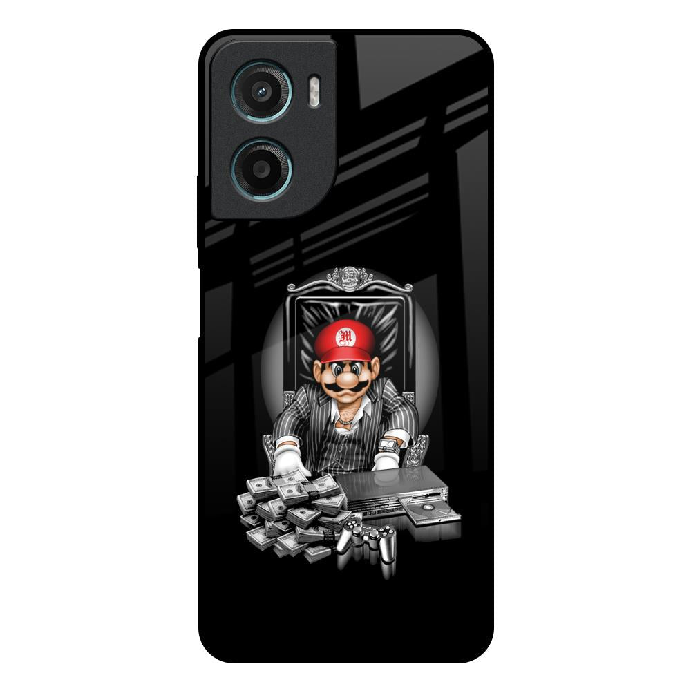 Dark Secret Motorola G05 Glass Back Cover Online