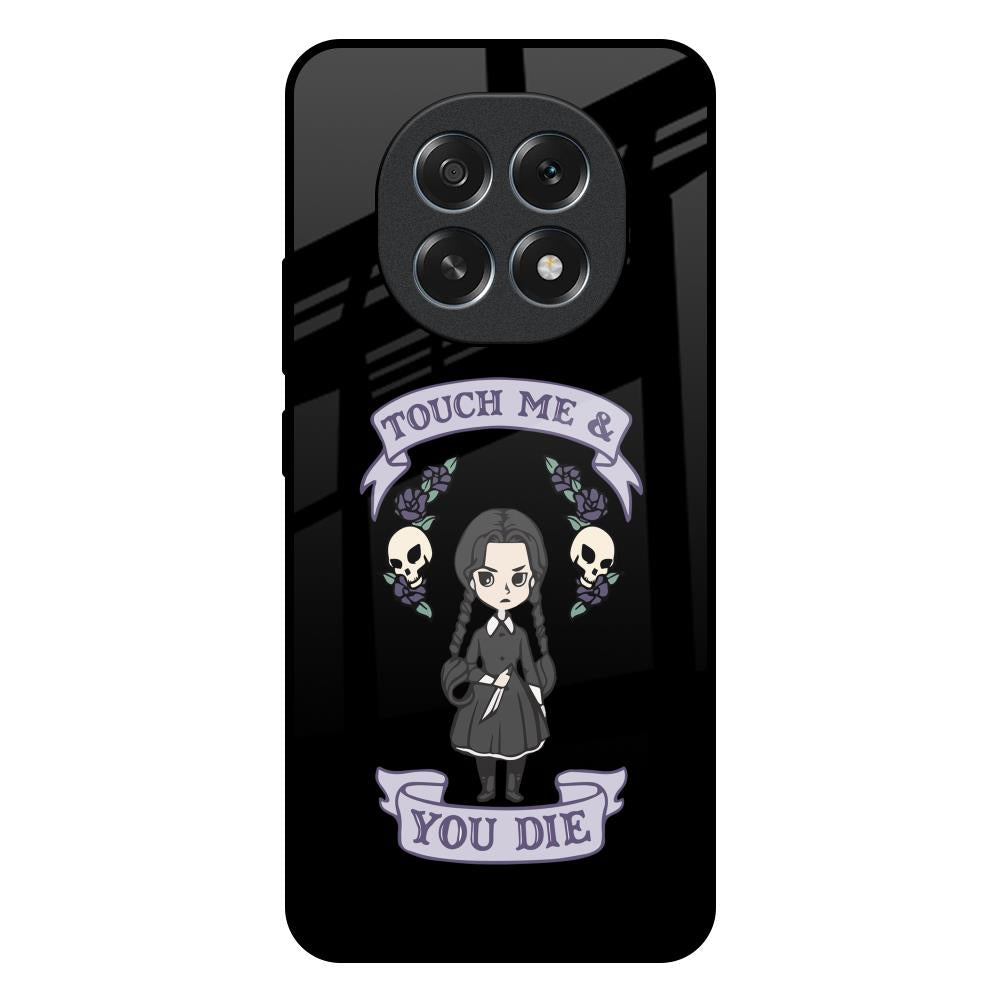 Touch Me & You Die Oppo F29 Pro 5G Glass Back Cover Online