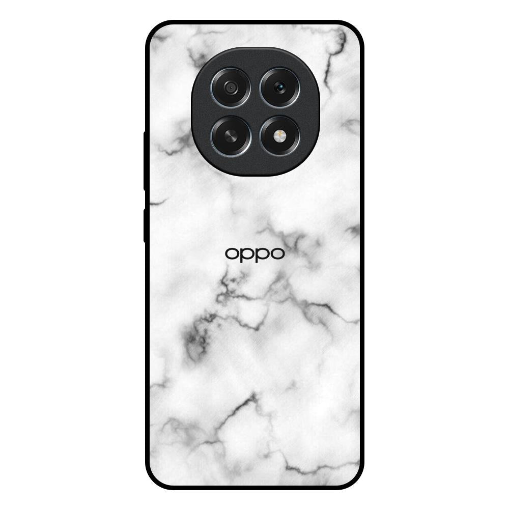 Satin White Marble Oppo F29 Pro 5G Glass Back Cover Online