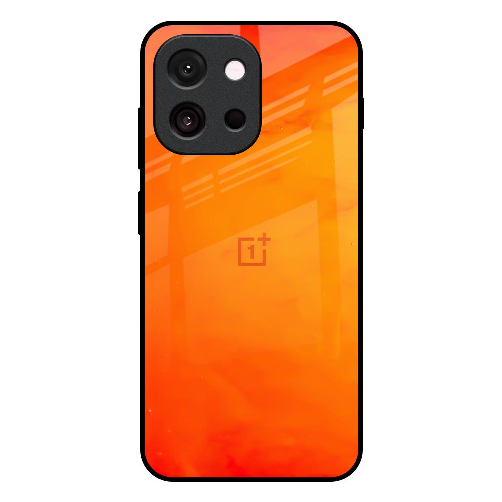 Tangy Orange OnePlus 13T 5G Glass Back Cover Online