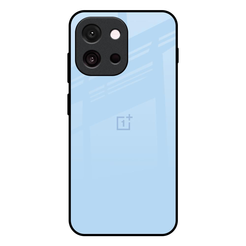 Pastel Sky Blue OnePlus 13T 5G Glass Back Cover Online