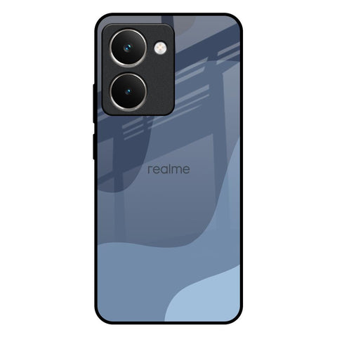 Navy Blue Ombre Realme P3 Ultra 5G Glass Back Cover Online