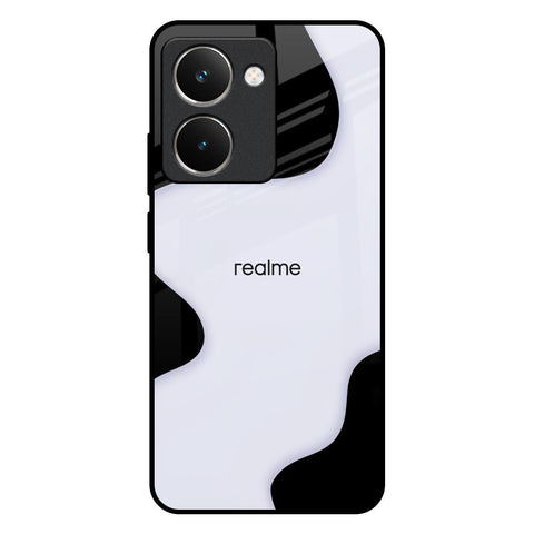 Wheat Cream Wavy Realme P3 Ultra 5G Glass Back Cover Online