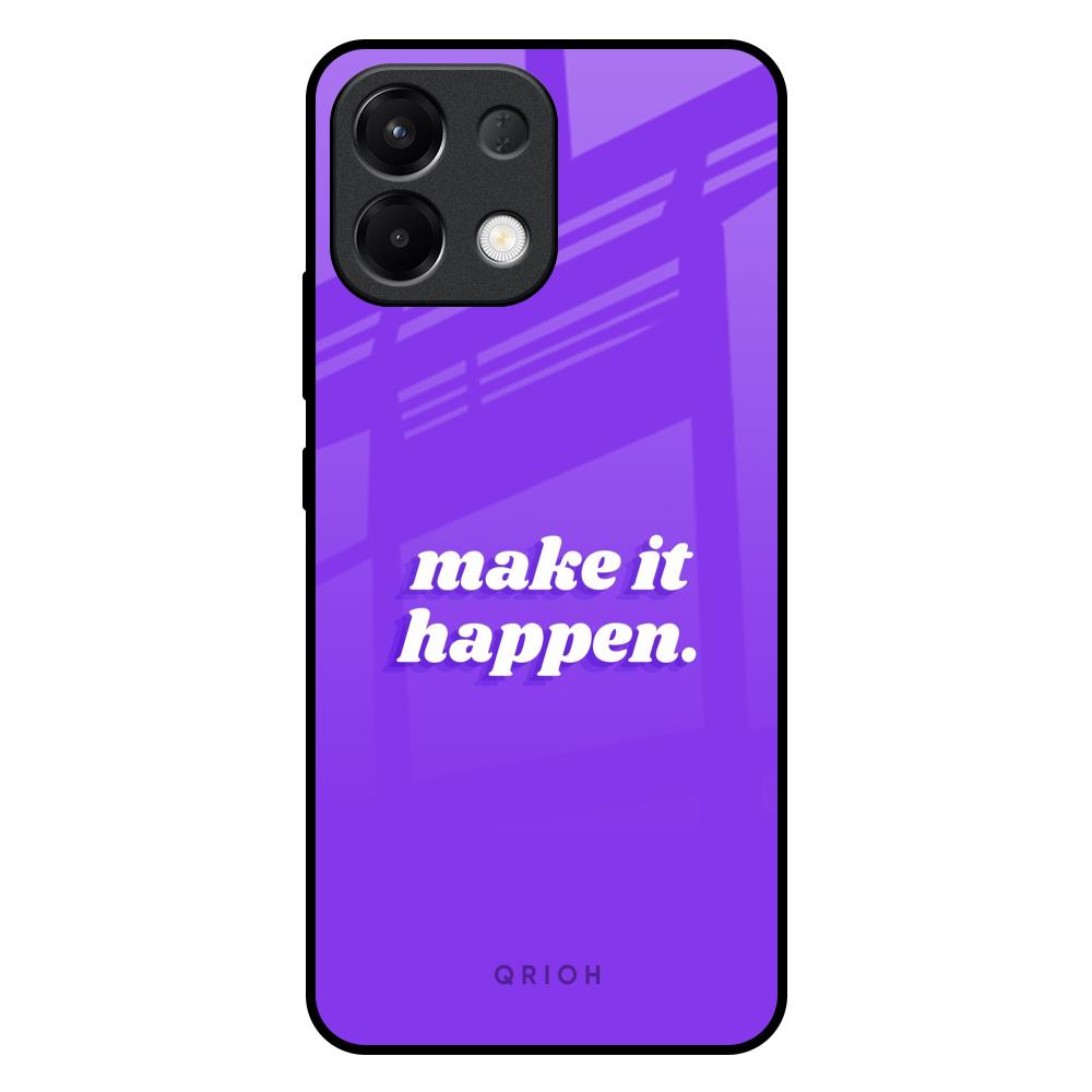 Make it Happen Oppo K13 5G Glass Back Cover Online