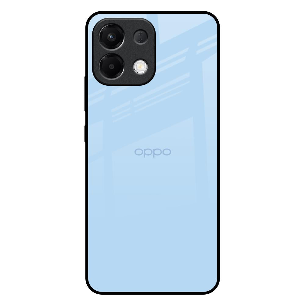 Pastel Sky Blue Oppo K13 5G Glass Back Cover Online