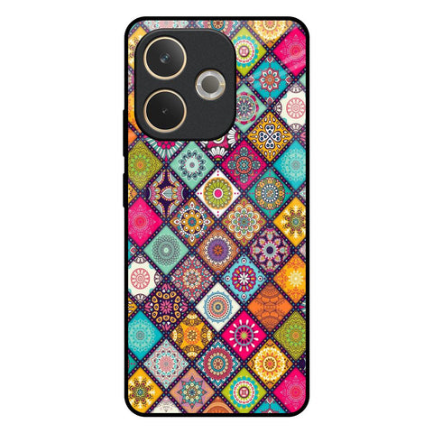 Multicolor Mandala Oppo A5 Pro 5G Glass Back Cover Online
