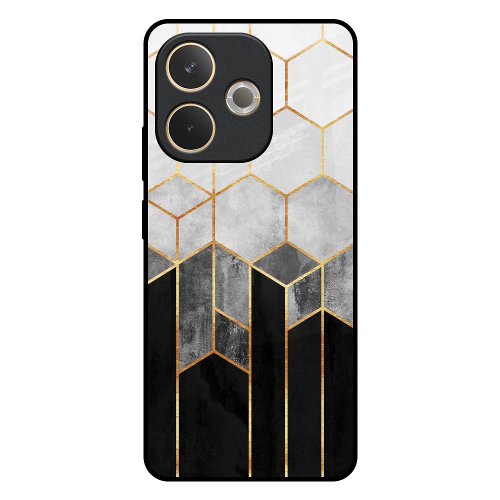 Tricolor Pattern Oppo A5 Pro 5G Glass Back Cover Online