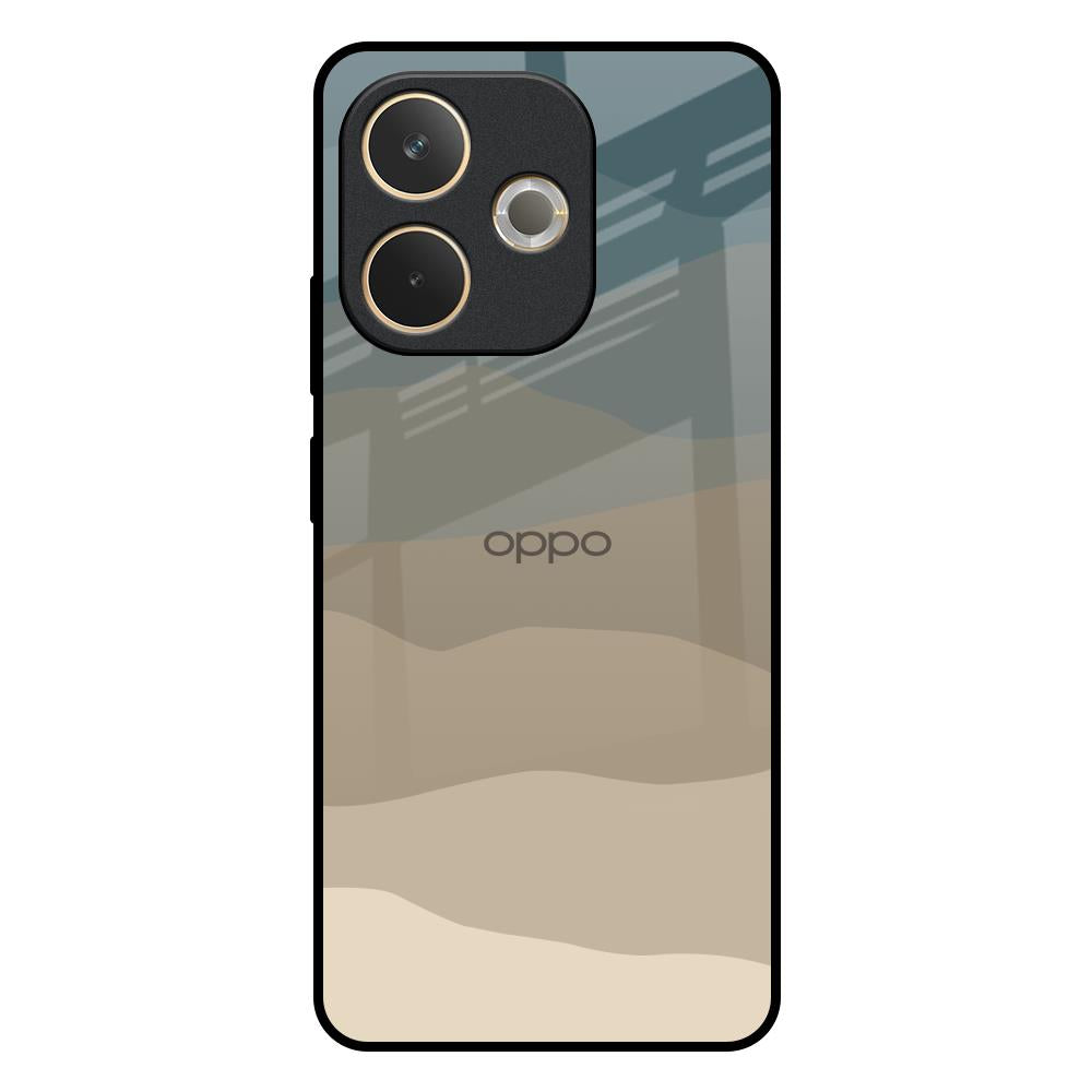 Abstract Mountain Pattern Oppo A5 Pro 5G Glass Back Cover Online