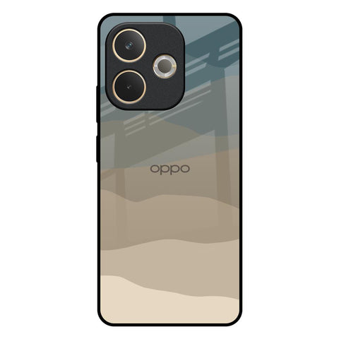 Abstract Mountain Pattern Oppo A5 Pro 5G Glass Back Cover Online