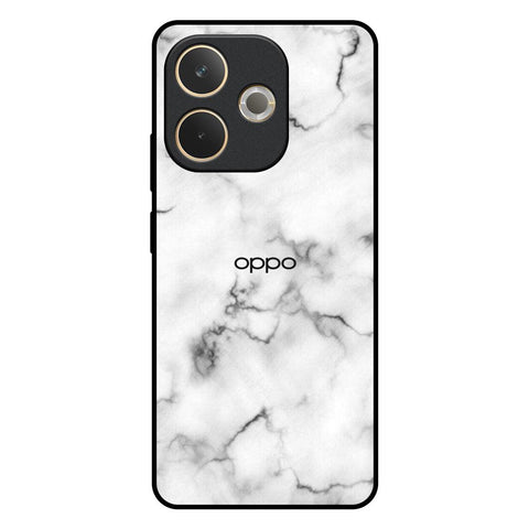 Satin White Marble Oppo A5 Pro 5G Glass Back Cover Online