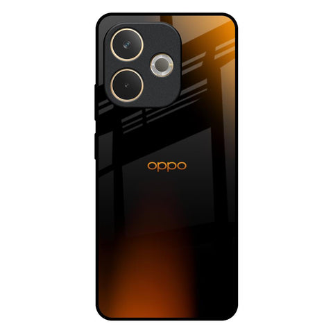 Orange Black Fusion Oppo A5 Pro 5G Glass Back Cover Online